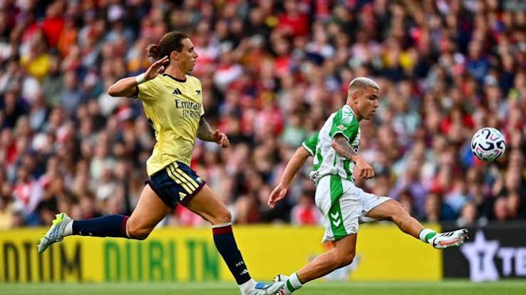 Full Match: Arsenal vs Real Betis (01:45 – 06/08)
